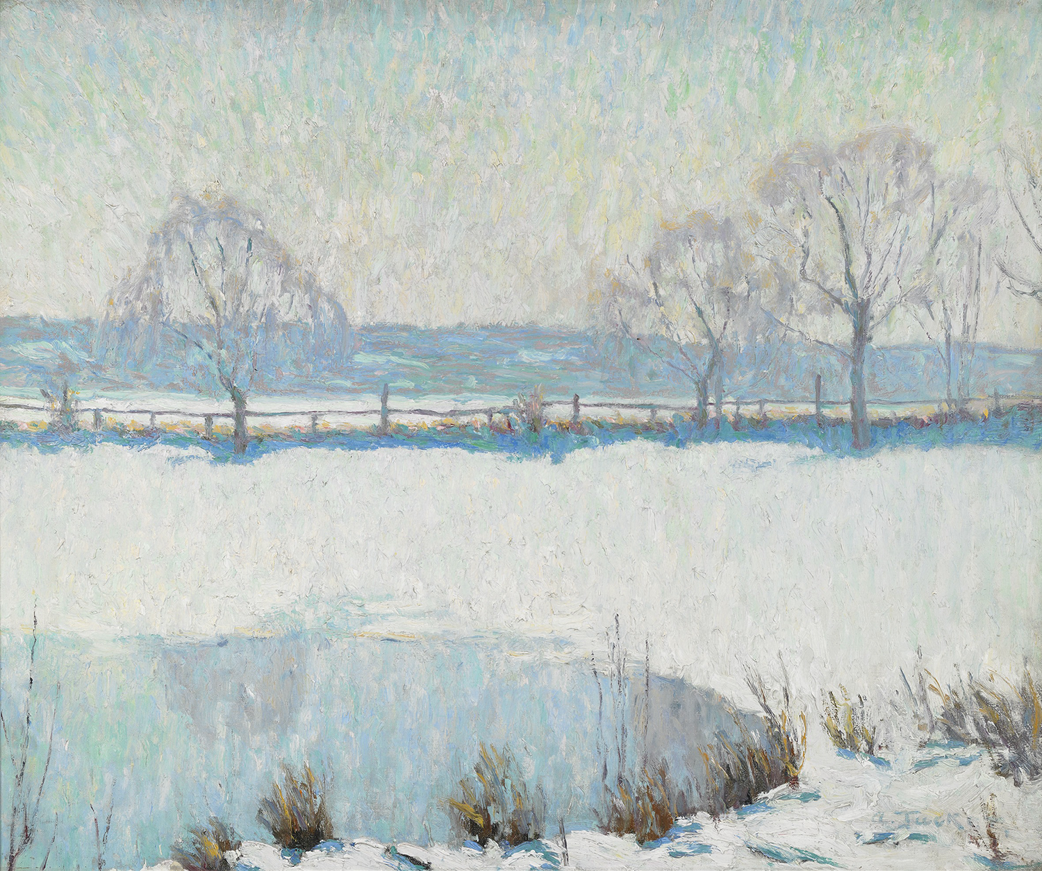 A Winter Pool, c. 1912