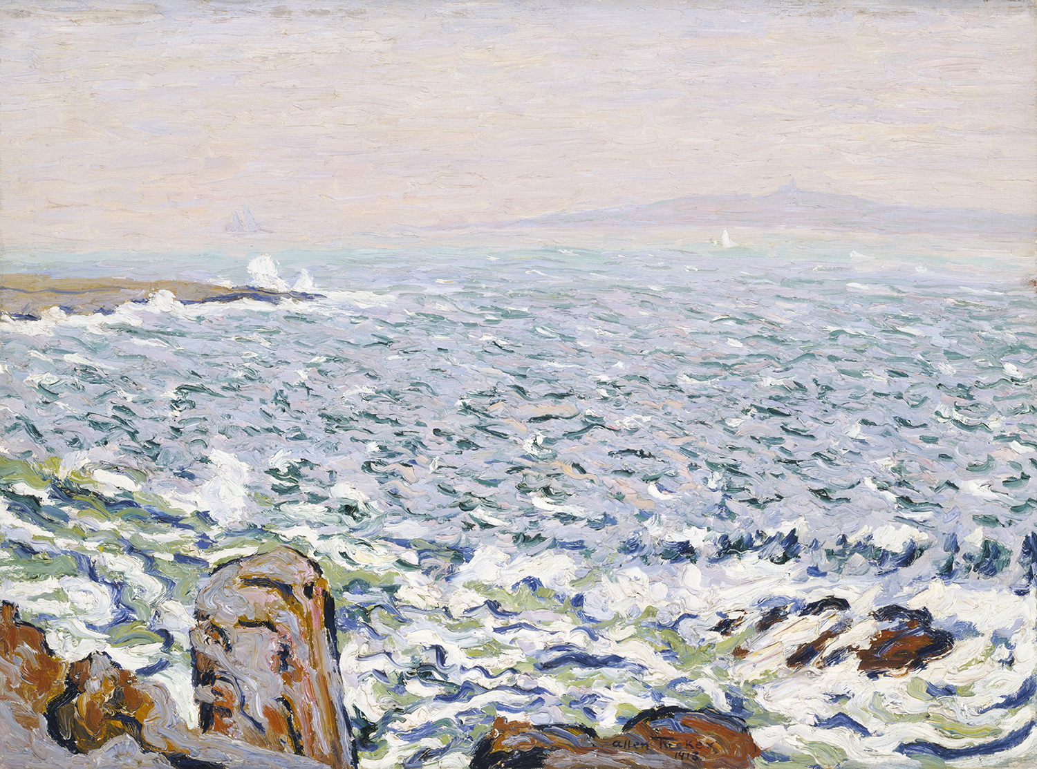 Surf Breaking, Cranberry Island 1913
