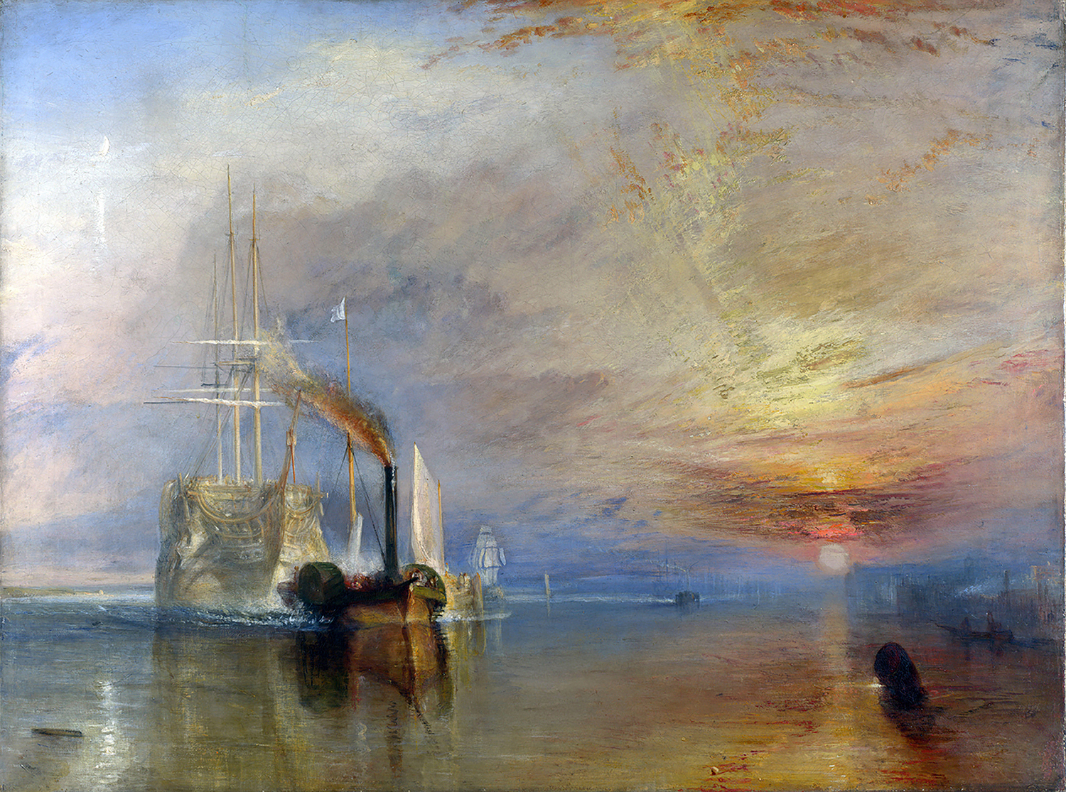 The Fighting Temeraire, Tugged to Her Last Berth to be Broken Up, 1838
