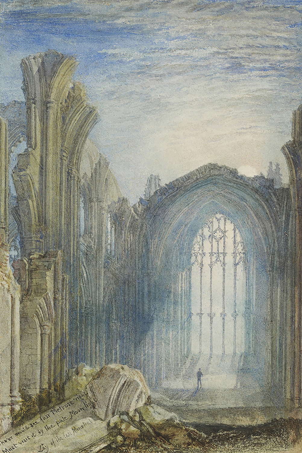 Melrose Abbey, c. 1822