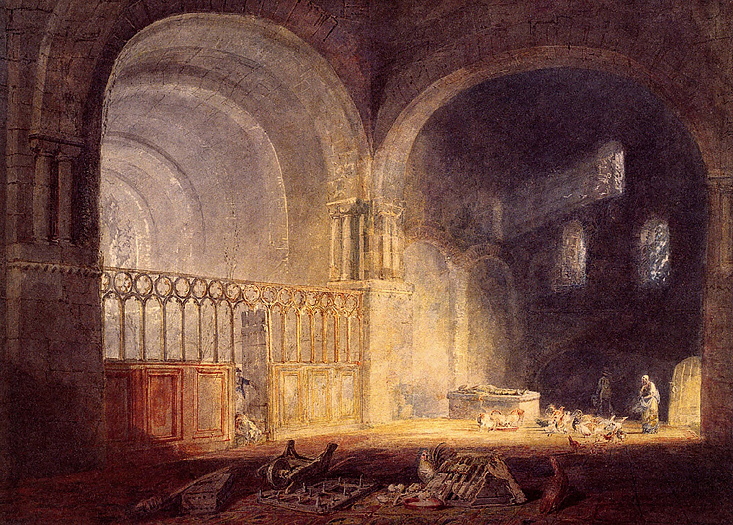 Transept of Ewenny Priory, Glamorganshire, c. 1797
