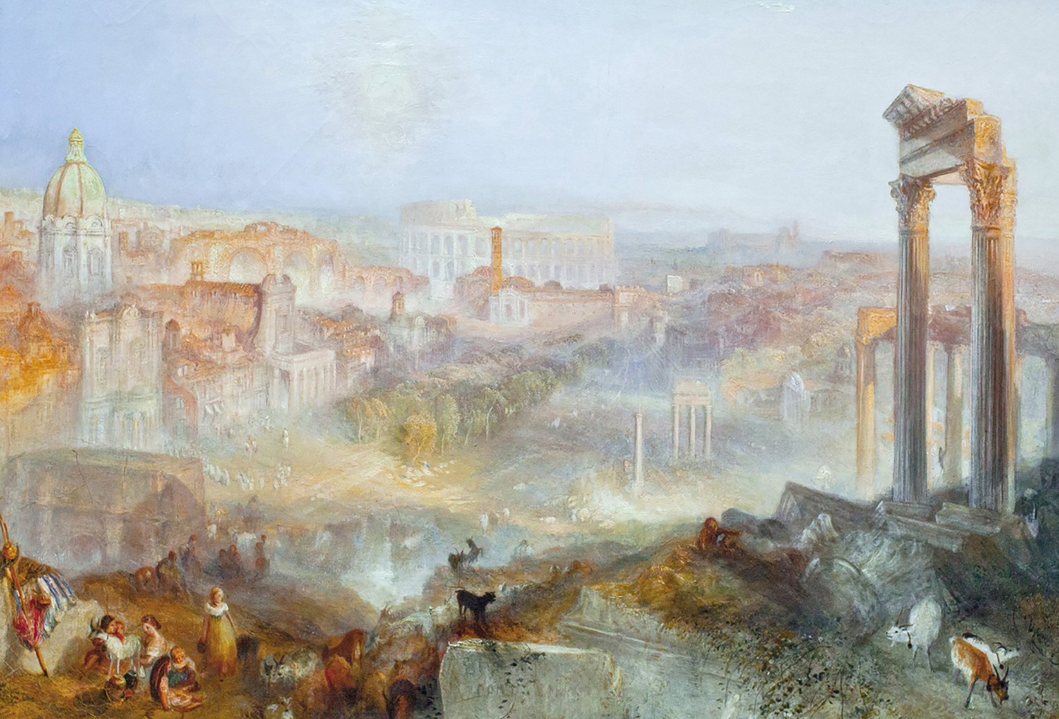 Modern Rome - Campo Vacino, 1839