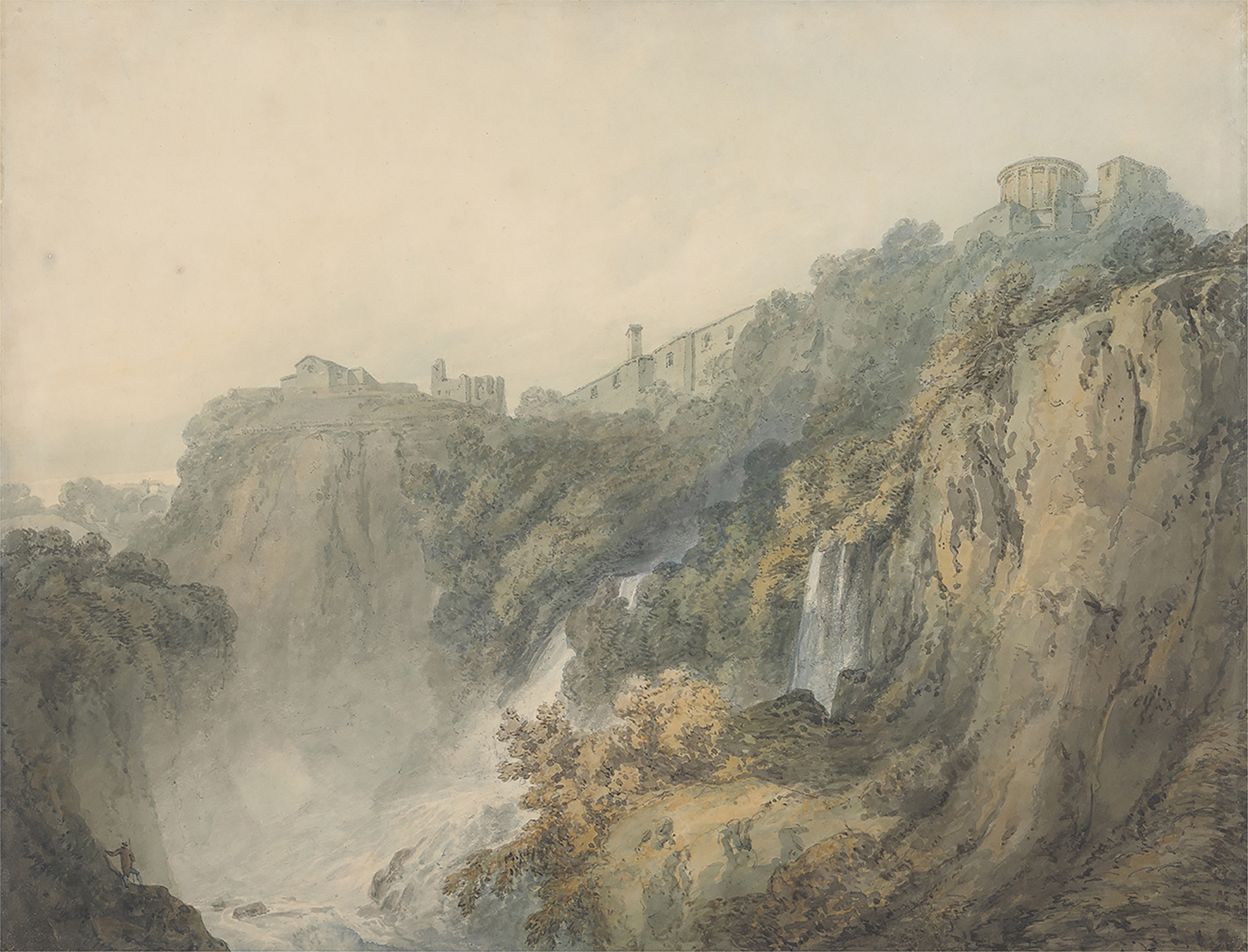 Tivoli with the Temple of the Sybil and the Cascades, 1796-97