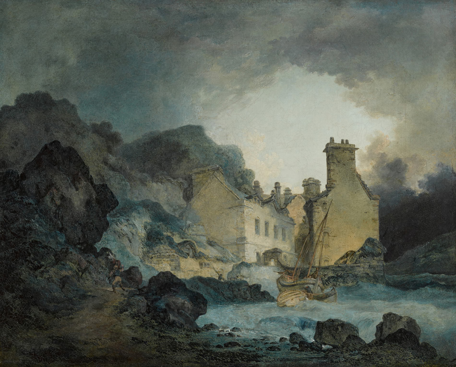 The Rising Squall, Hot Wells, from St Vincent's Rock, Bristol, 1792