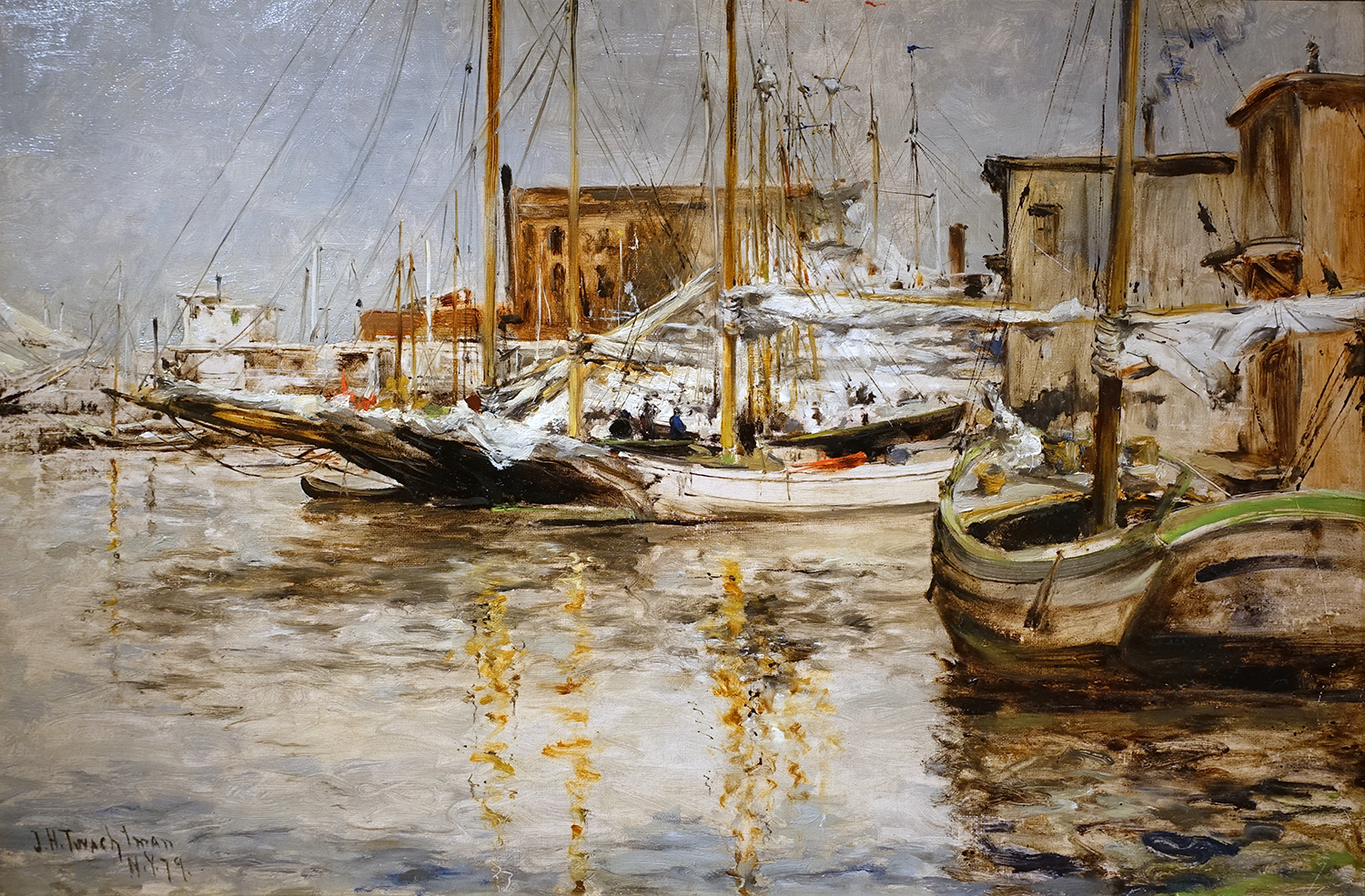 Oyster Boats, North River, 1879
