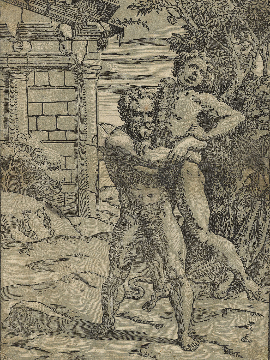 Hercules and Antaeus, c. 1516-17