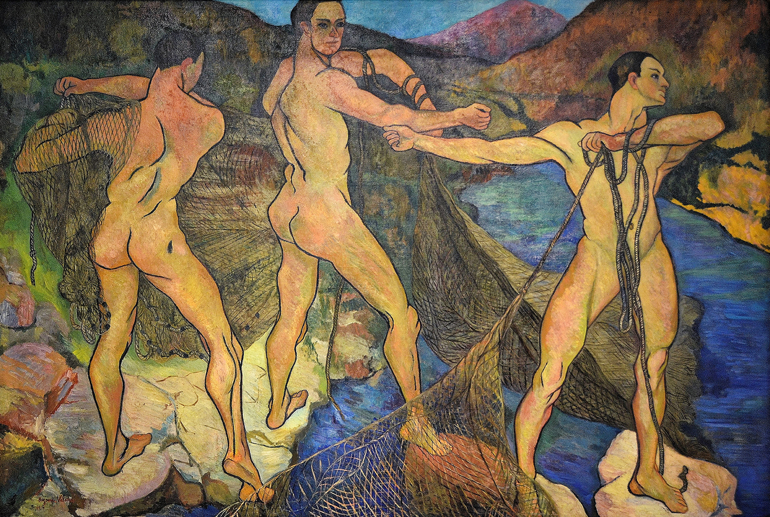 Lancement du Filet (Casting the Net), 1914