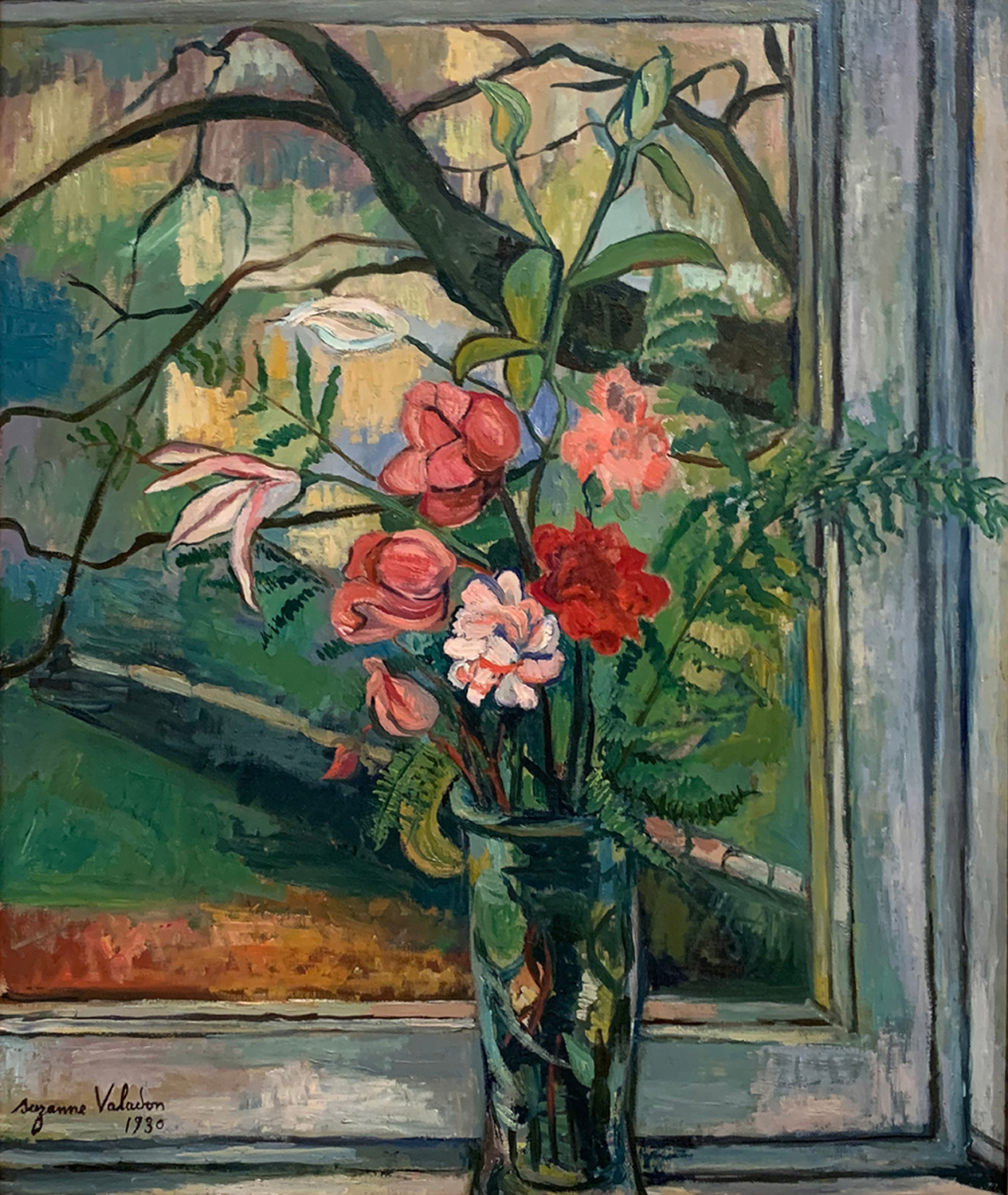 Fleurs Devant la Fenetre (Flowers in Front of a Window), 1930