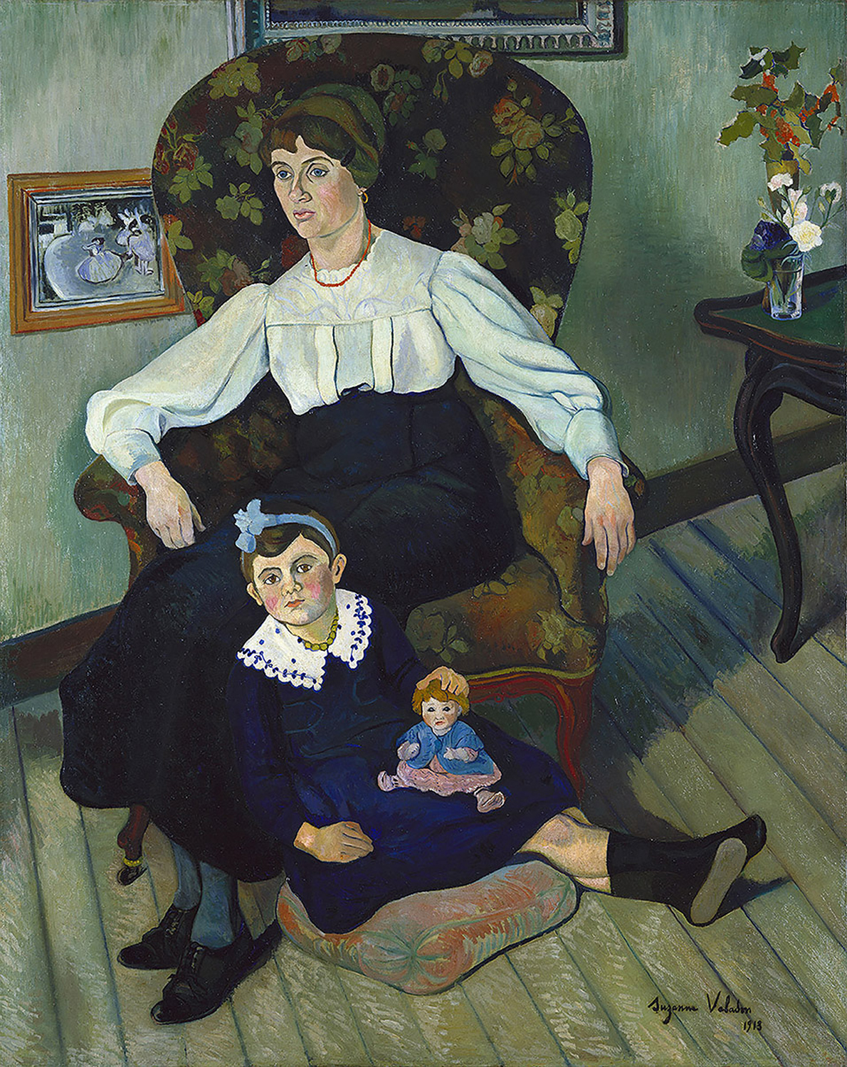 Portrait de Marie Coca et sa Fille (Portrait of Marie Coca and her Daughter), 1913