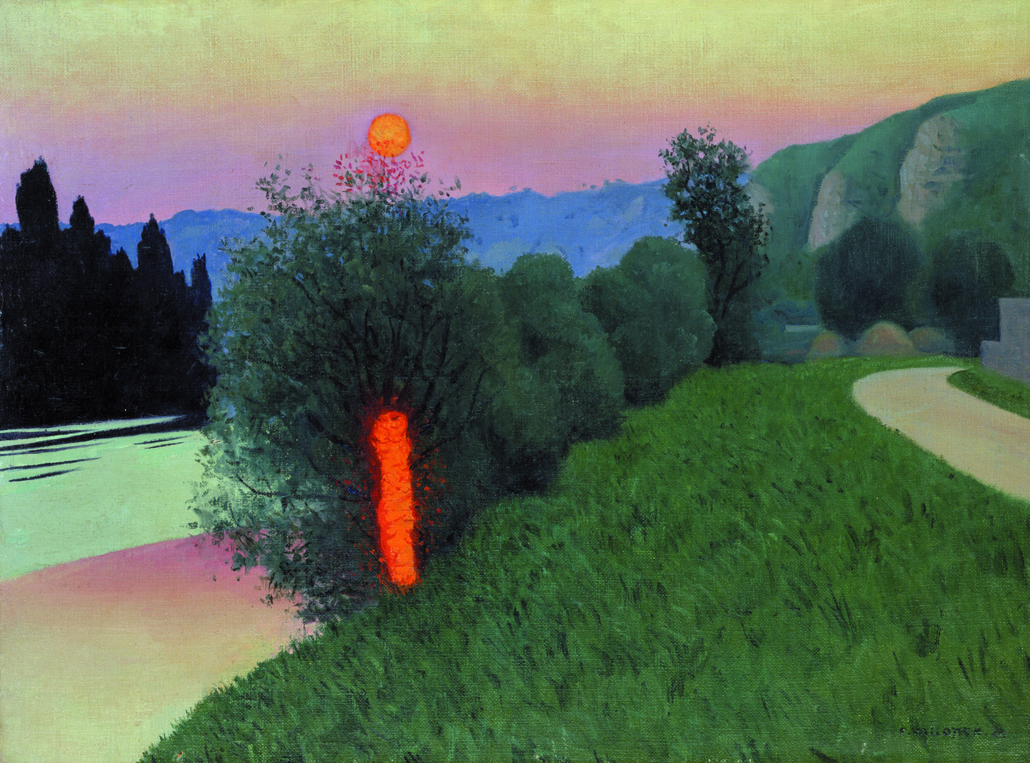 Soir aux Andelys (Nightime in Andelys), 1924