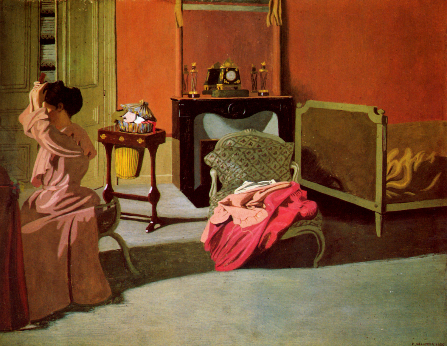 Femme se Coiffant Woman Combing Her Hair), 1900