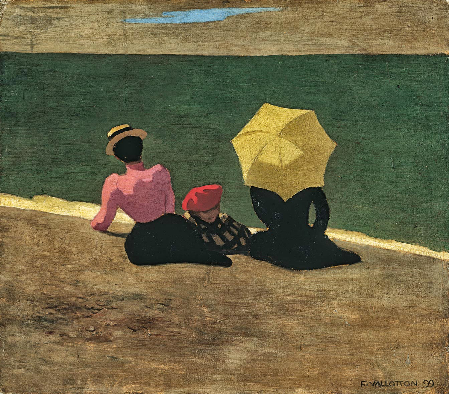 Sur la Plage (On the Beach), 1899