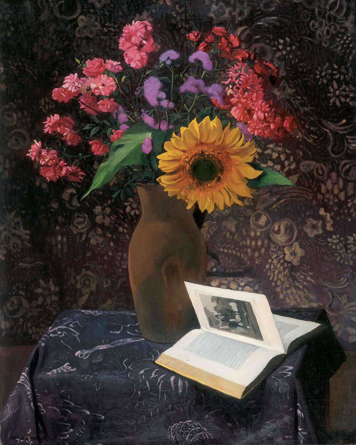 Soleil et Roses Crimson, 1925