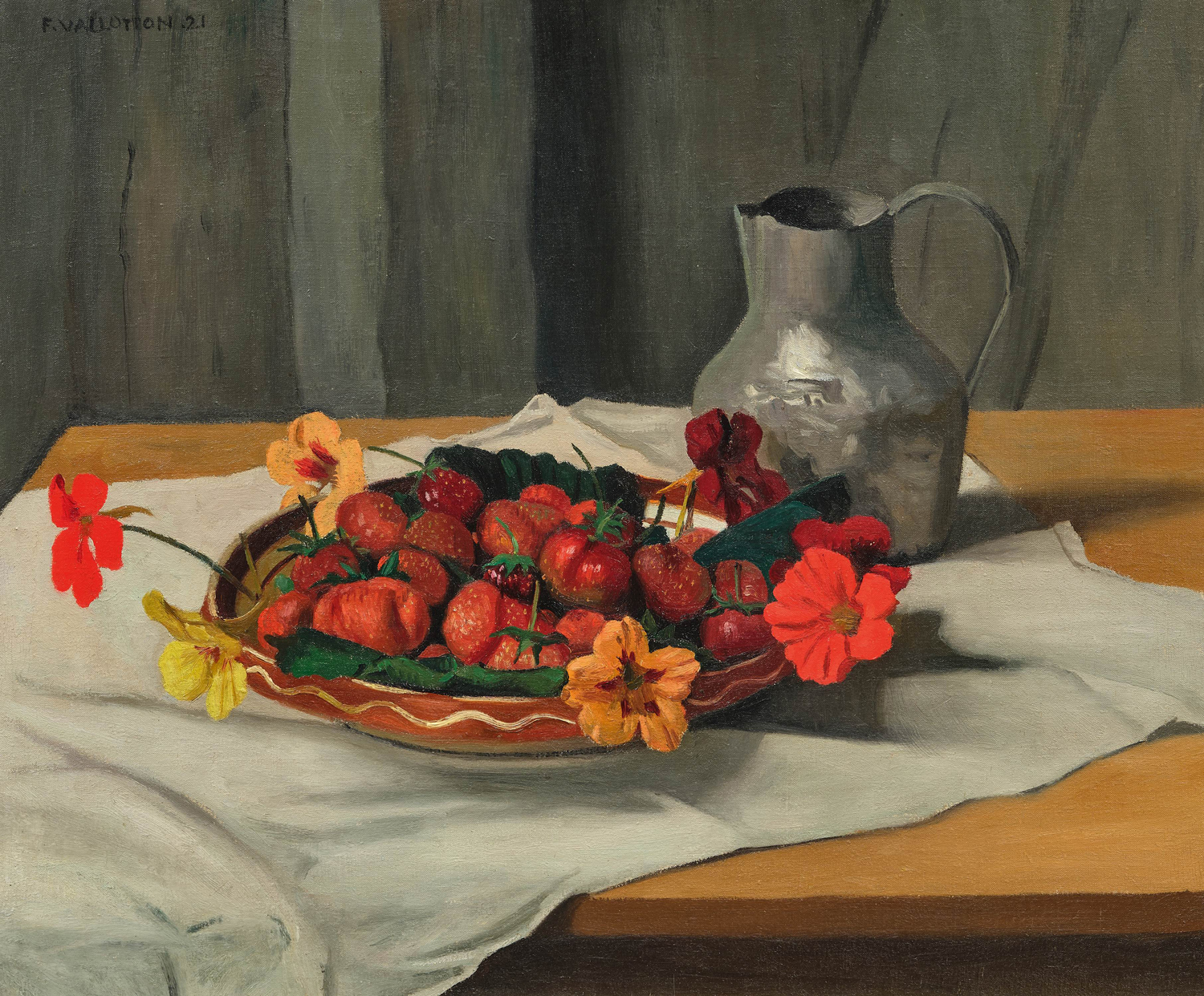 Plate of Strawberries, 1921