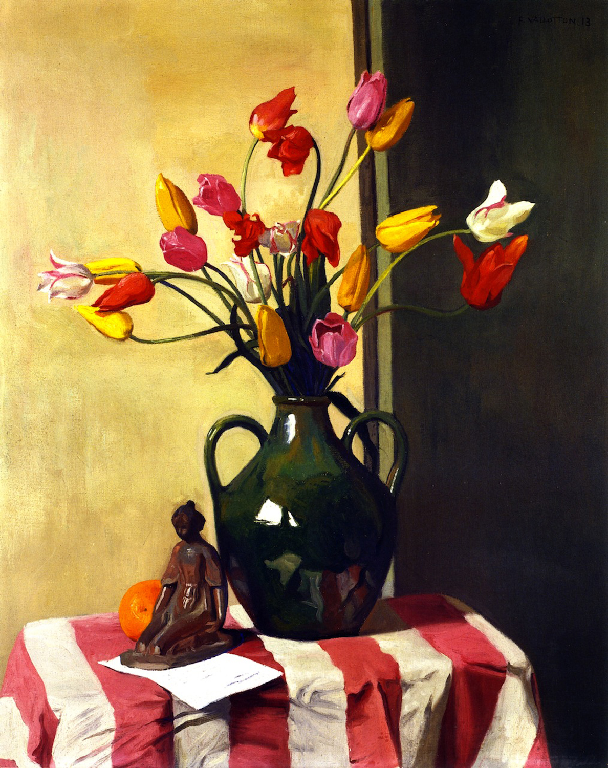 Tulips and Statuette of Maillol, 1913