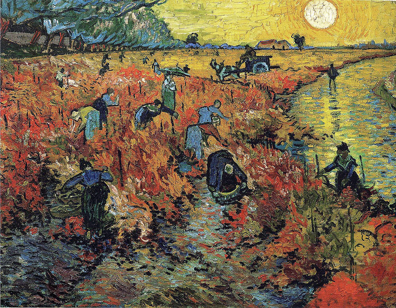 Red Vineyard at Arles, 1888
