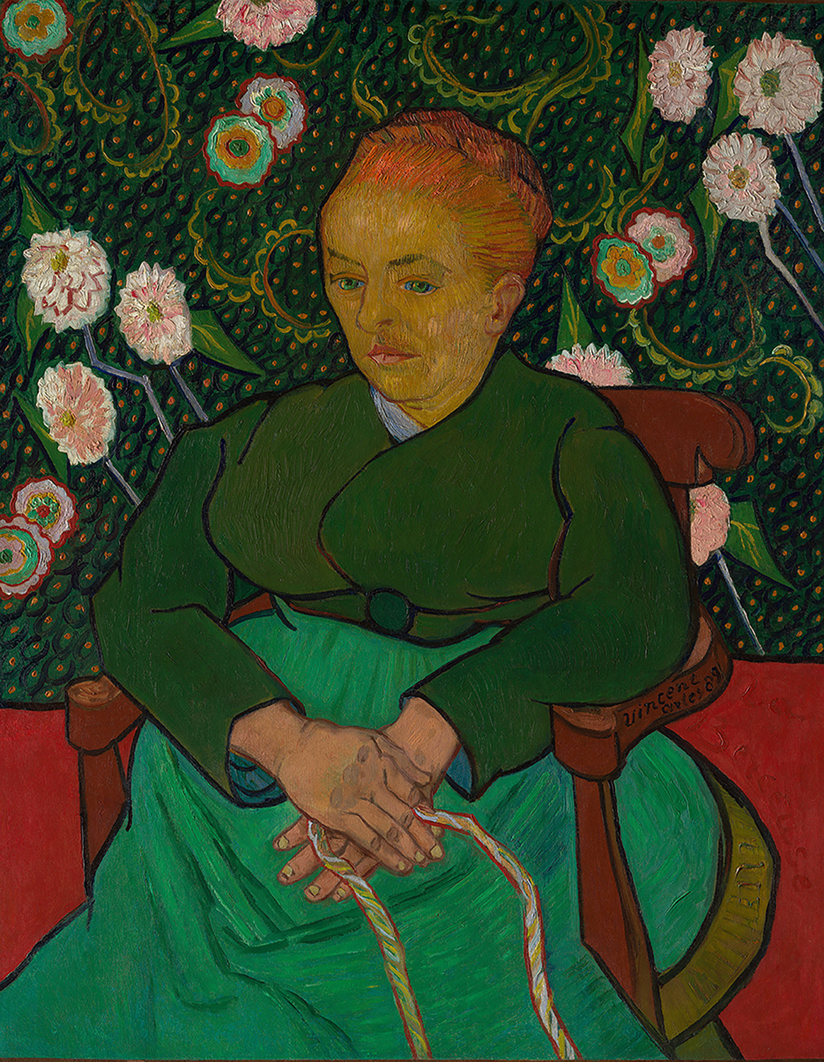 La Berceuse (Woman Rocking a Cradle; Augustine-Alix Pellicot Roulin), 1889