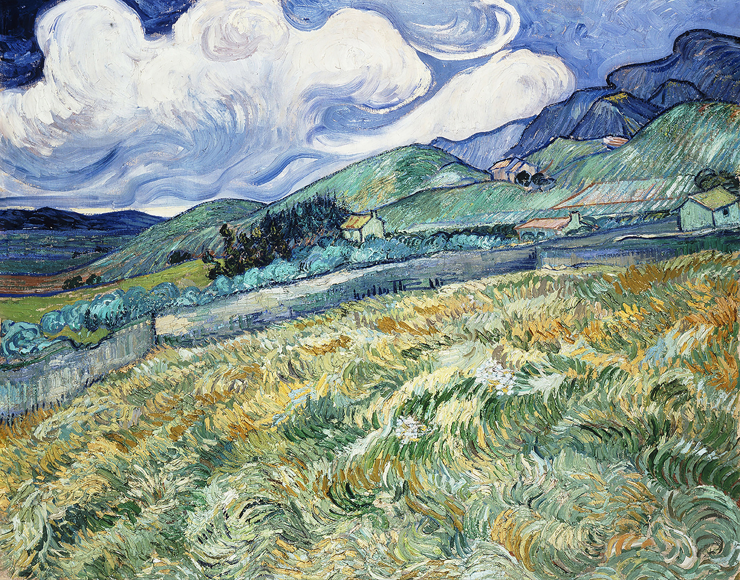 Landscape from Saint-Remy, 1889