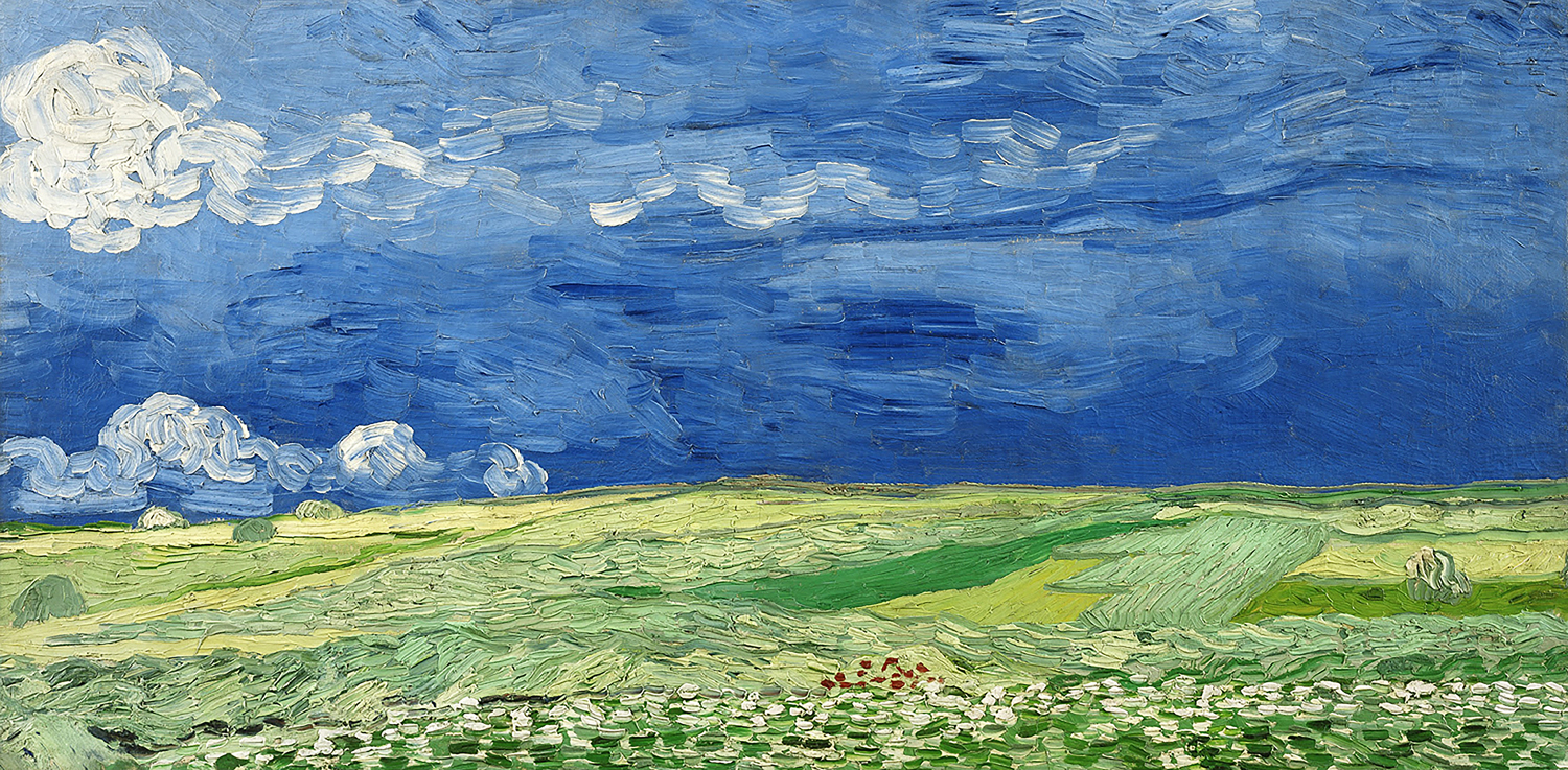 Wheat Field Under Thunderclouds, 1890