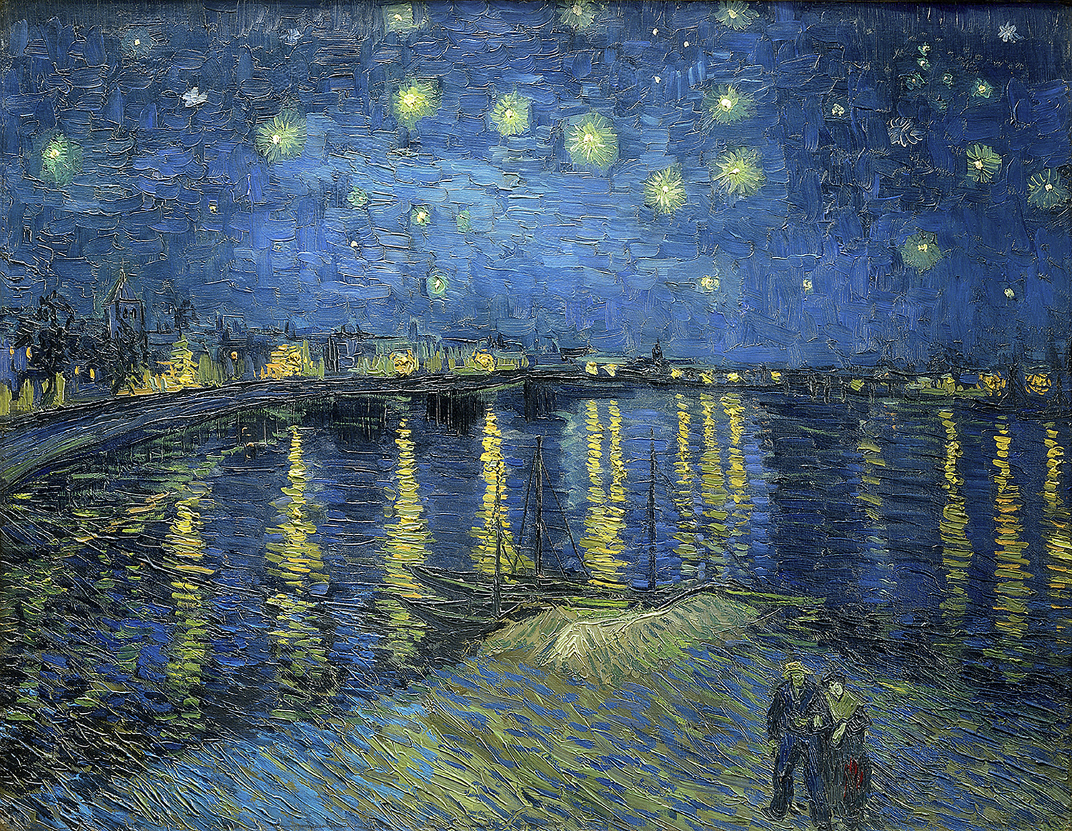 Starry Night Over the Rhone, 1888