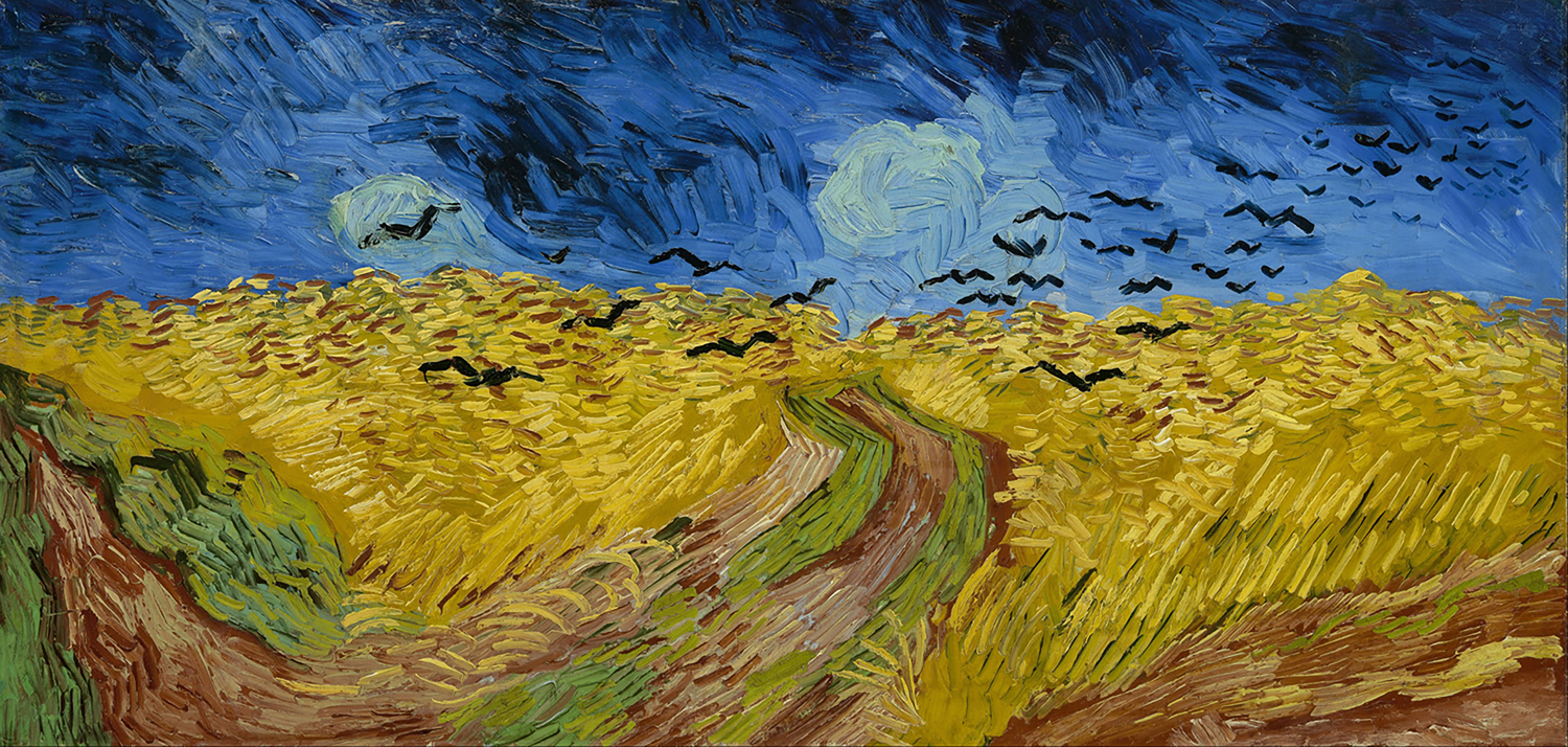 Wheatfield with Crows,