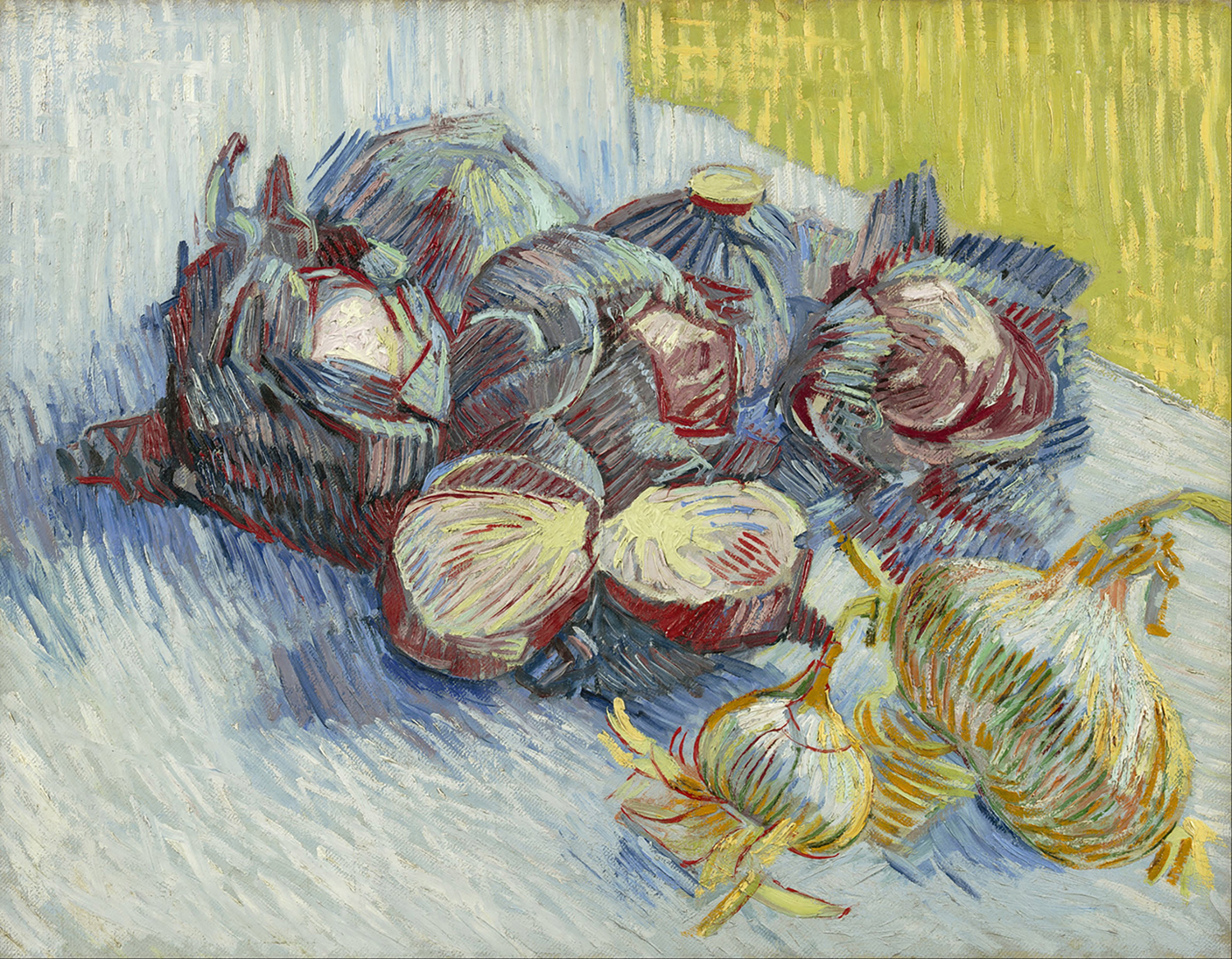 Red Cabbage and Onions, 1887