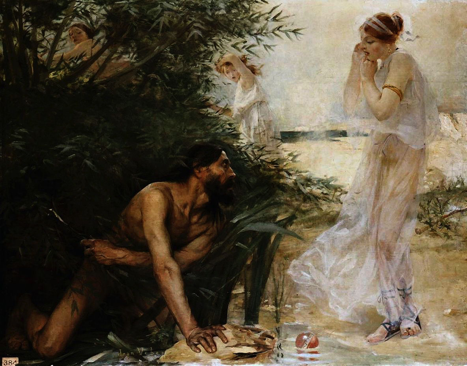 Ulysses and Nausicaa, 1888