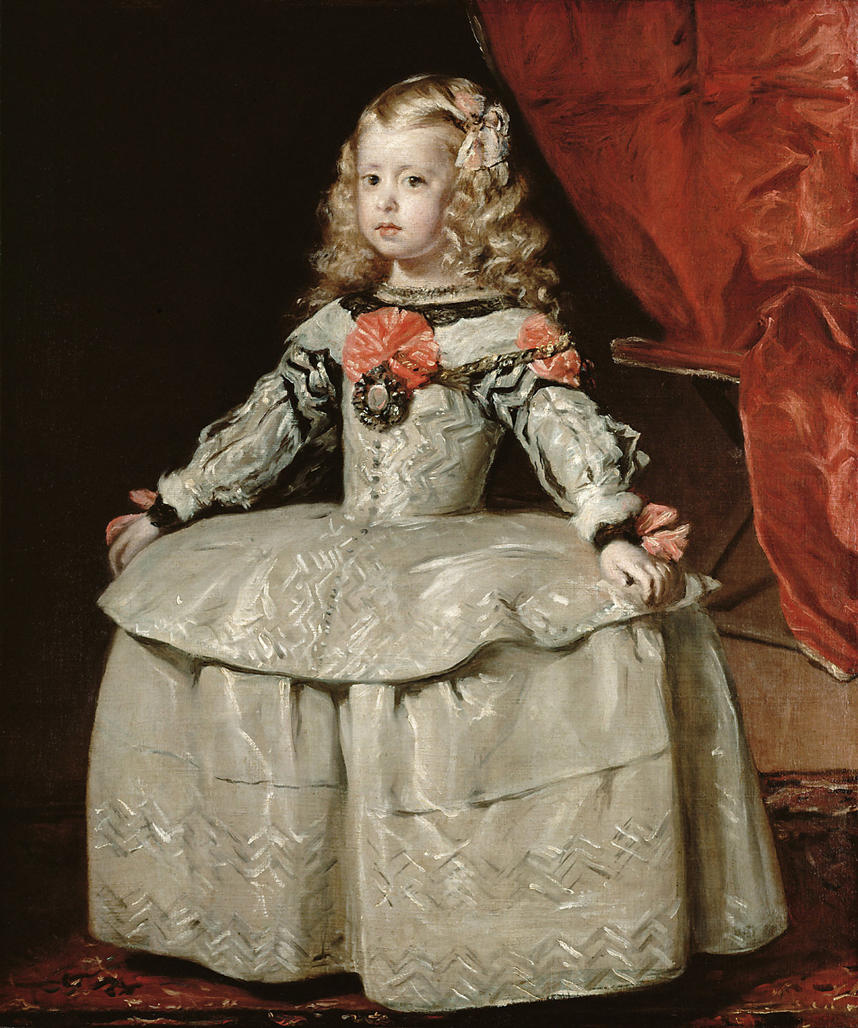 The Infanta Margarita Teresa in a White and Silver Dress, 1656