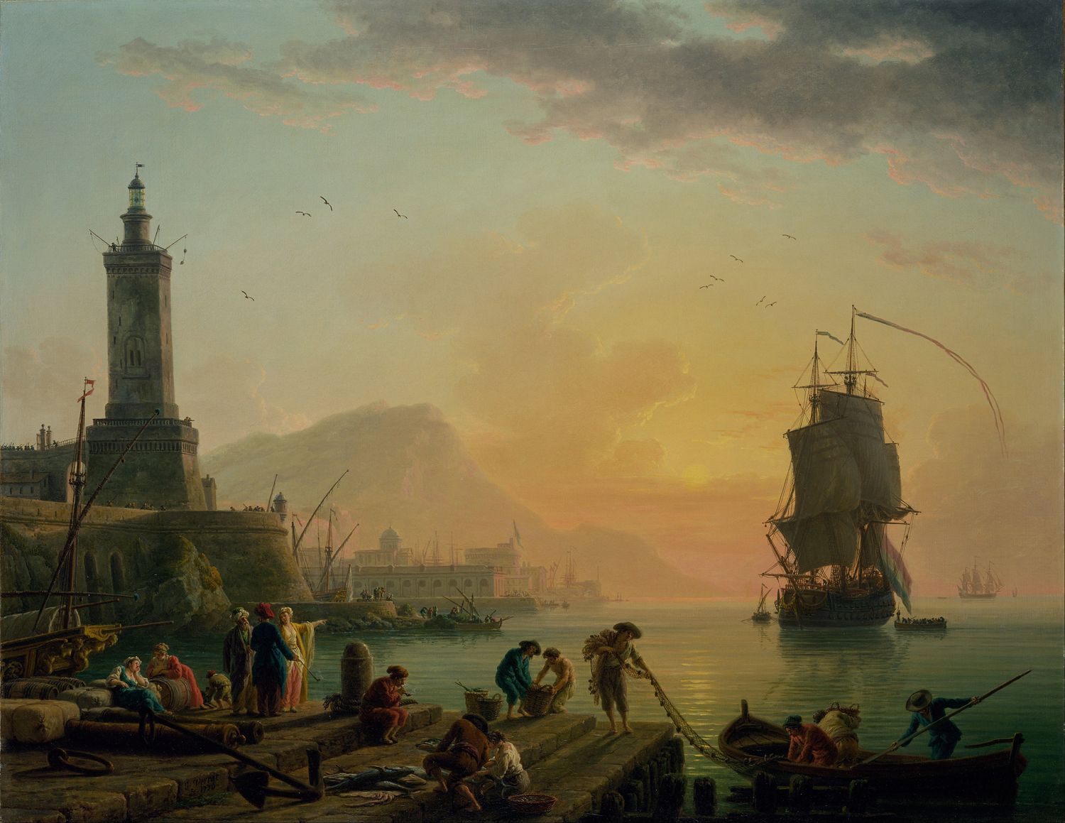 Calm at a Mediterranean Port, 1770