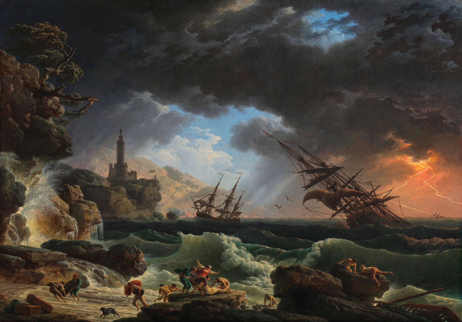 A Shipwreck in Stormy Seas, c. 1773