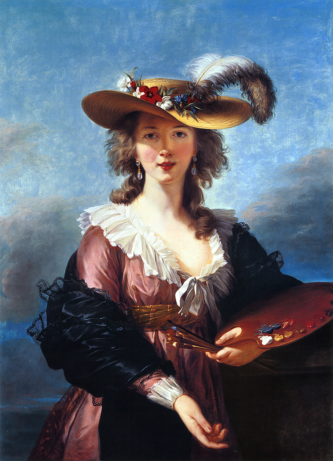 Self-Portrait In a Straw Hat, 1782
