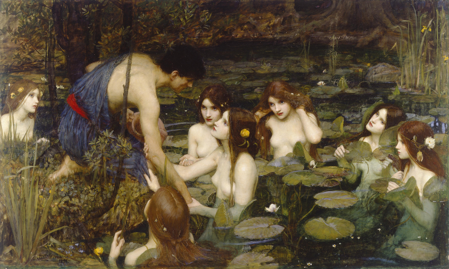 Hylas and the Nymphs, 1896