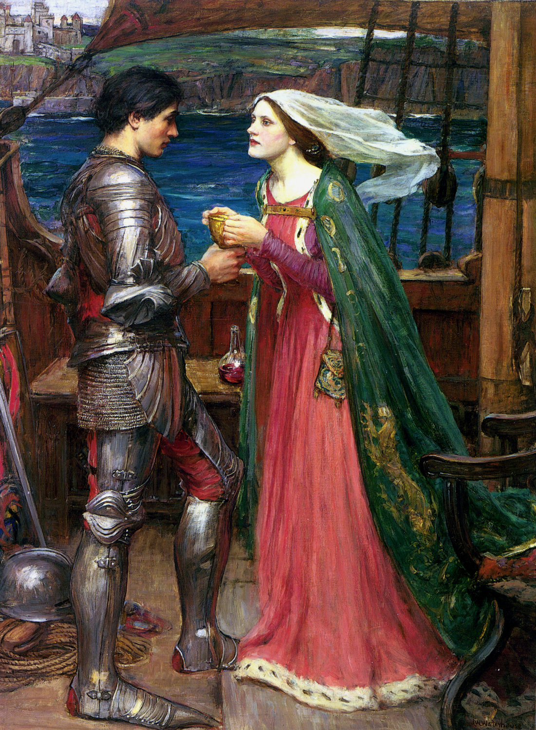Tristan and Isolde with the Potion, c. 1916