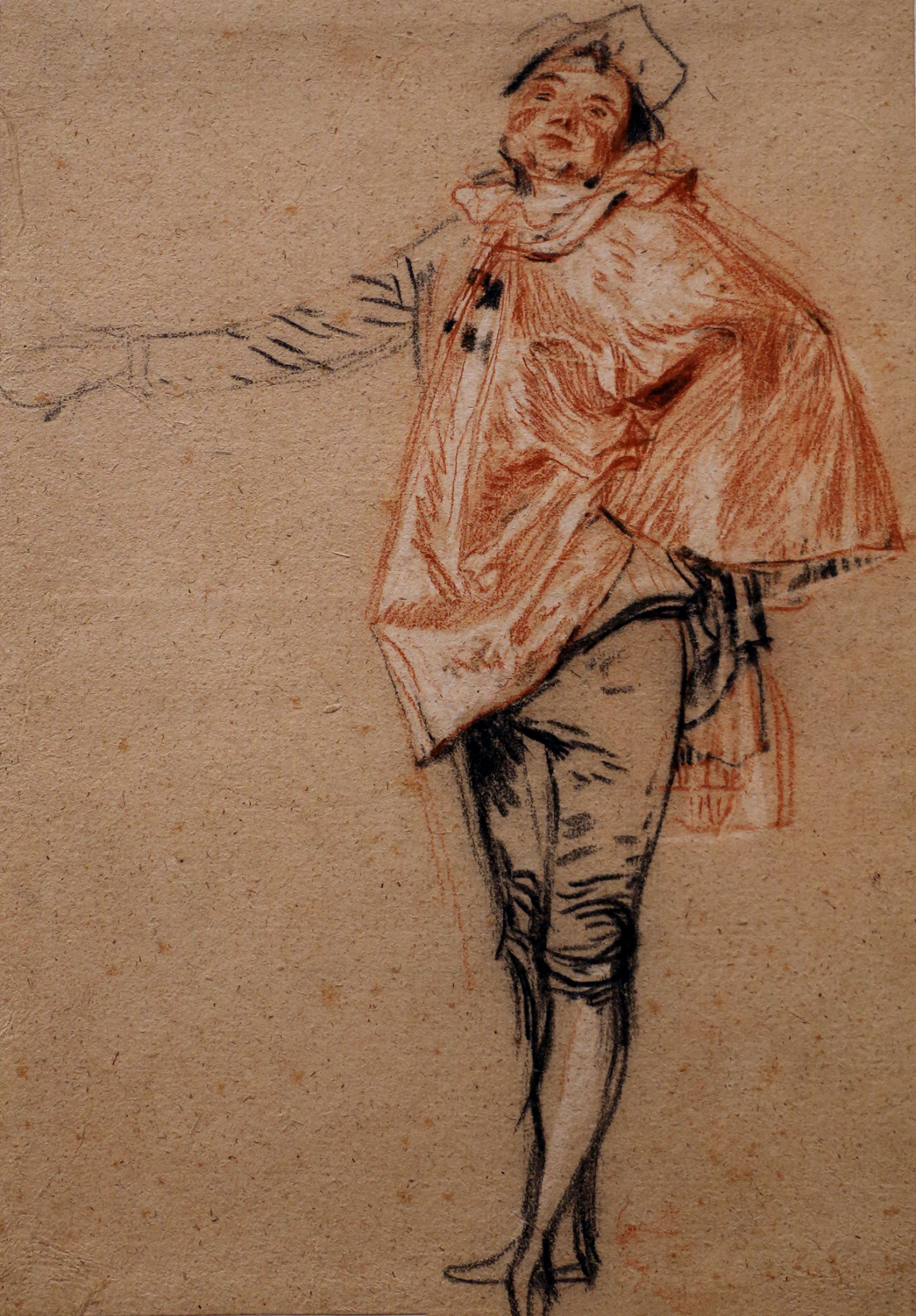 Study of a Standing Dancer with an Outstretchred Arm, c. 1710