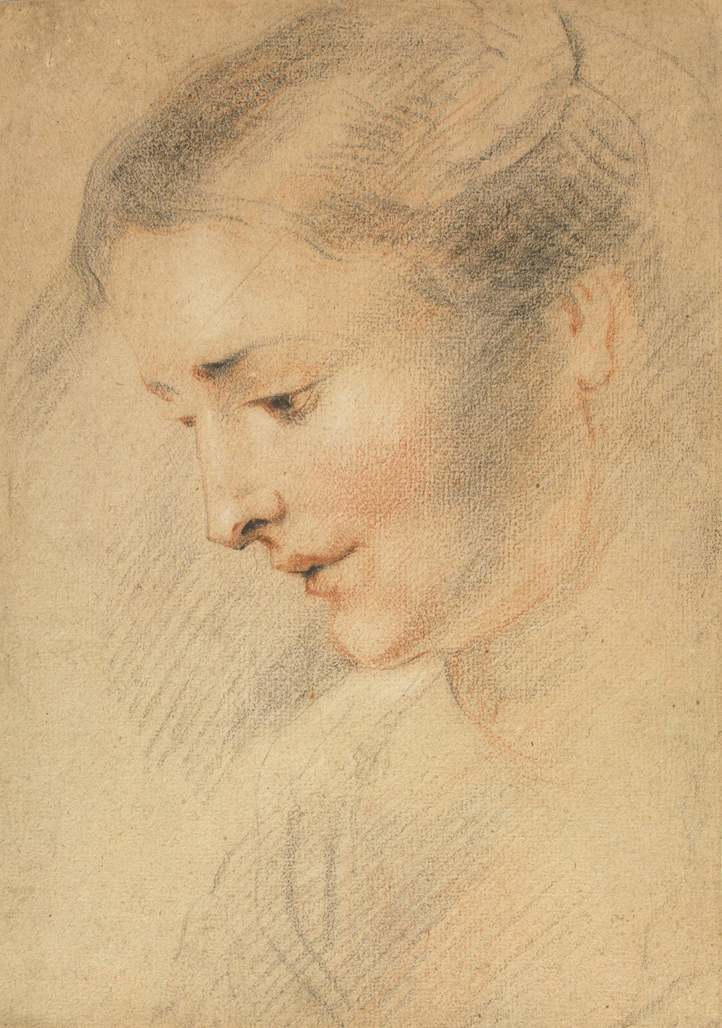 Study of a Woman's Head, 1710
