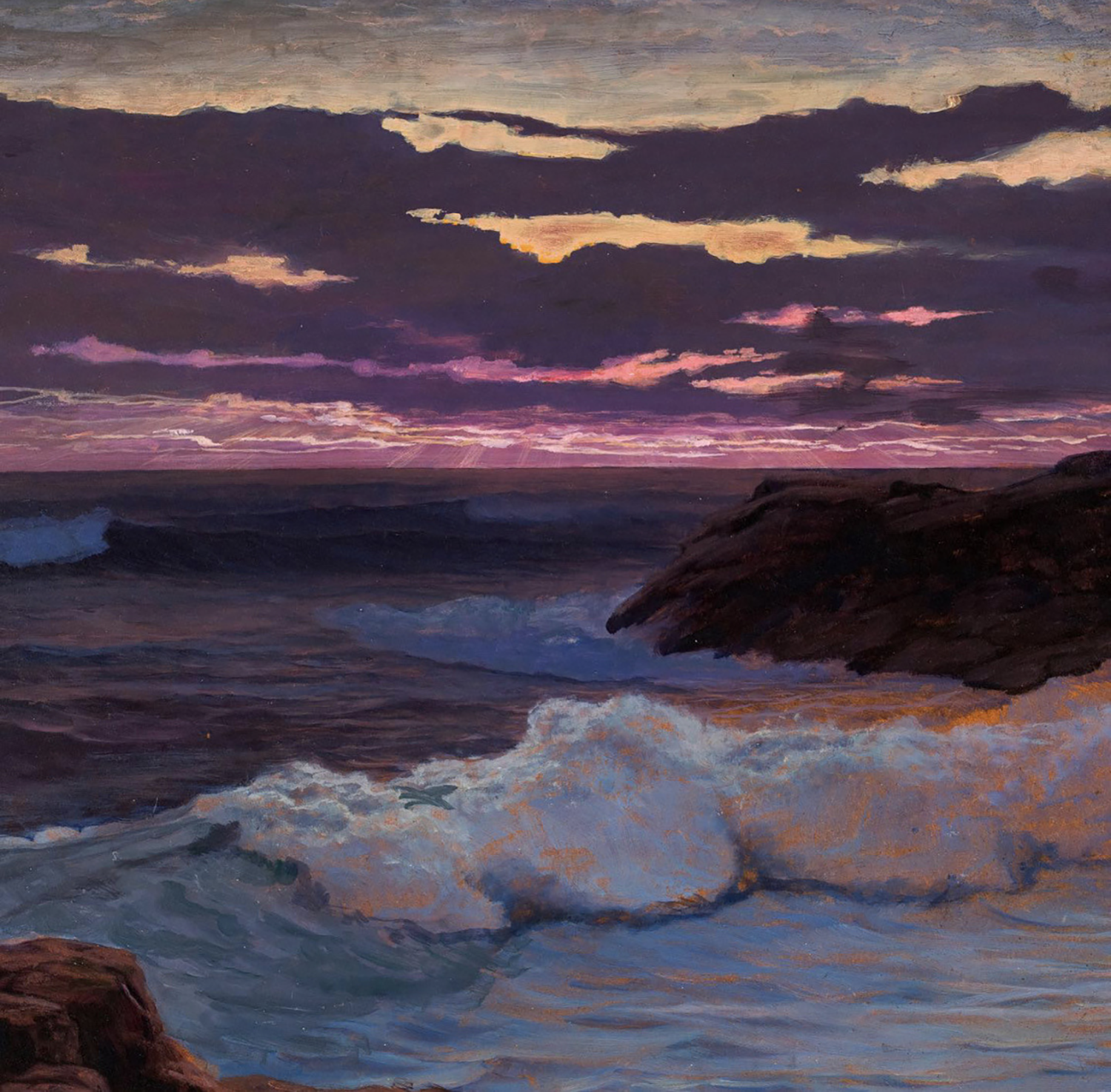 Sea at Sunset, c. 1920