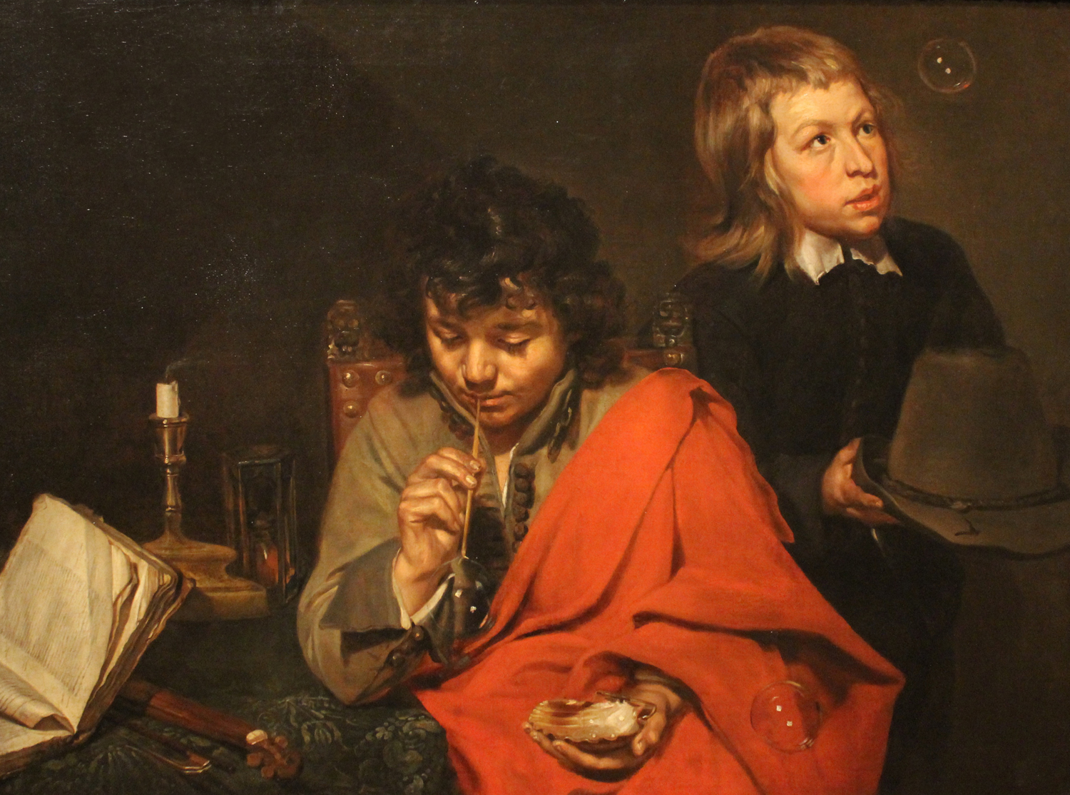 Boys Blowing Bubbles, 1640s