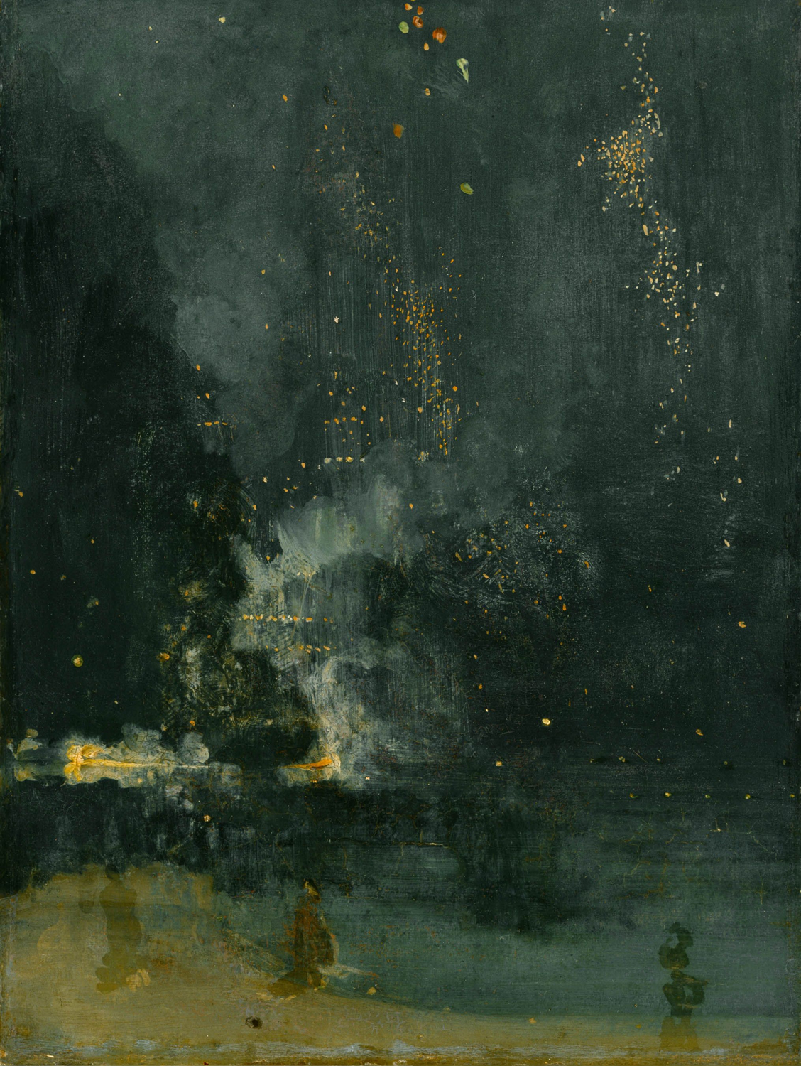 Nocturne in Blackand Gold: The Falling Rocket, c. 1875