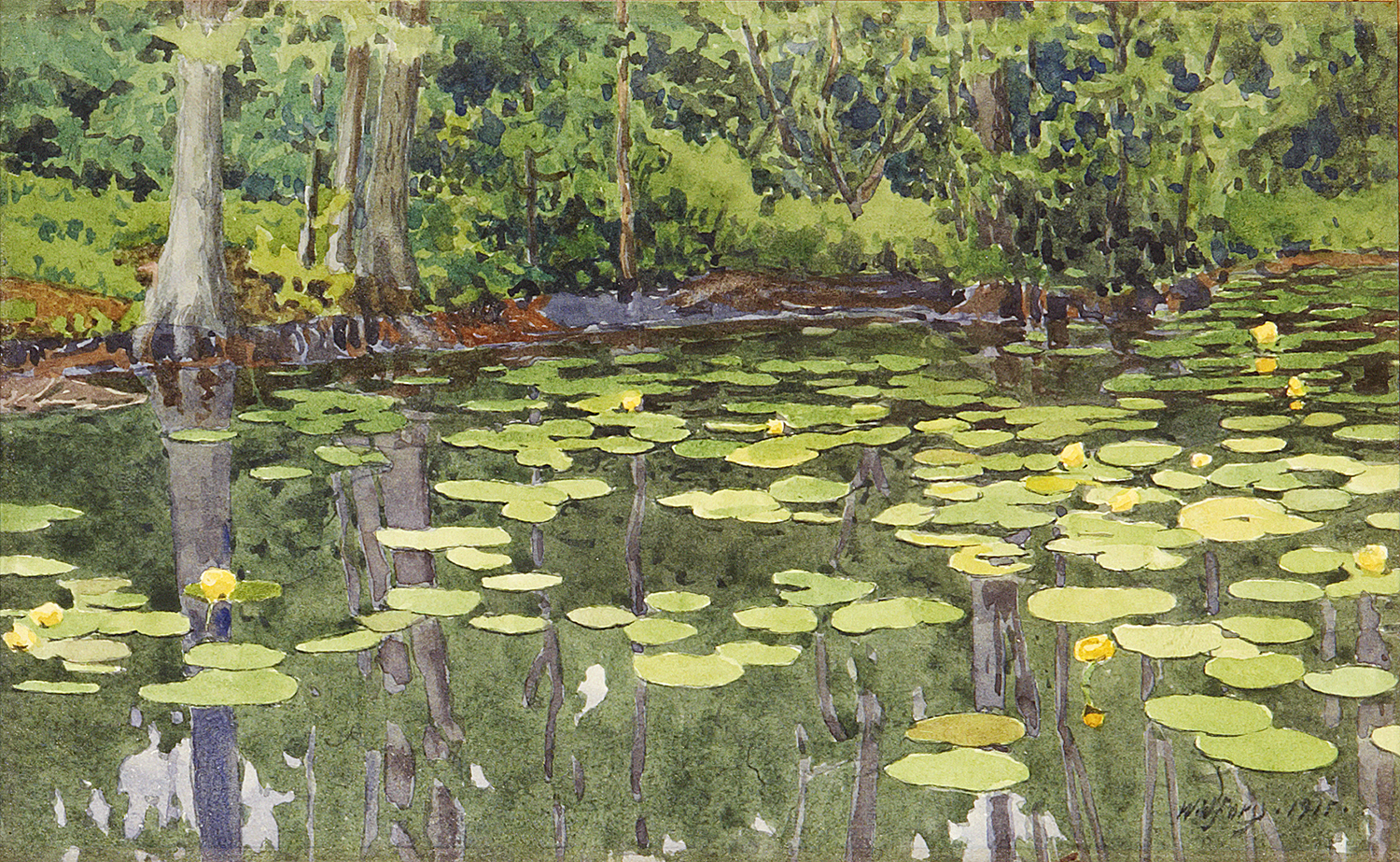 Waterlily Pond, 1915