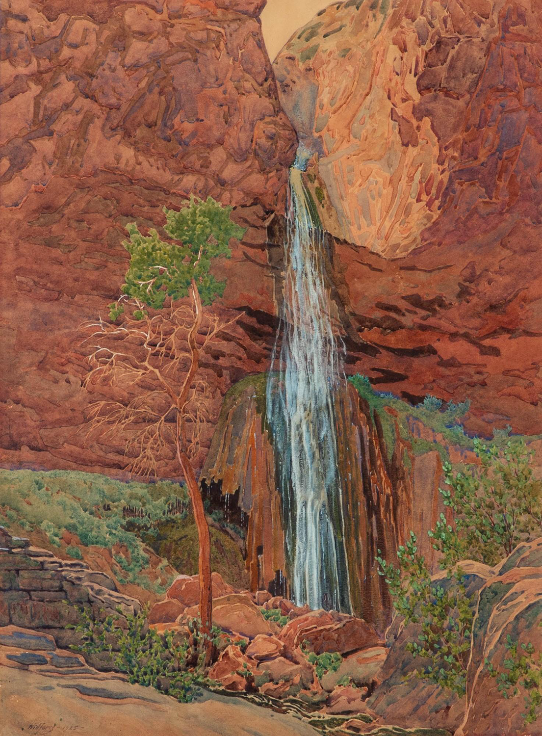 Altar Falls, Grand Canyon, 1925