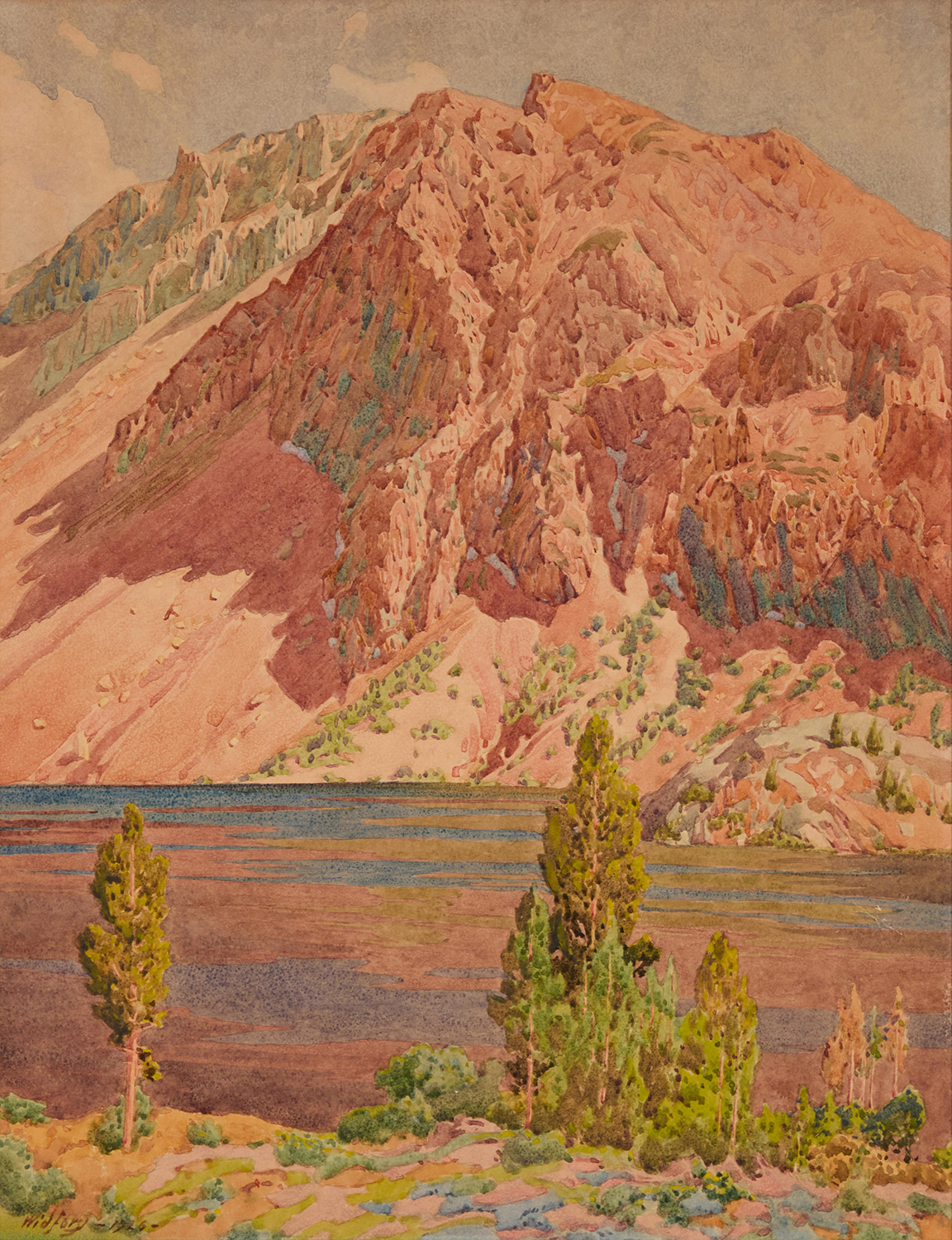 Ellery Lake and Spurs of Mt. Dana, 1926