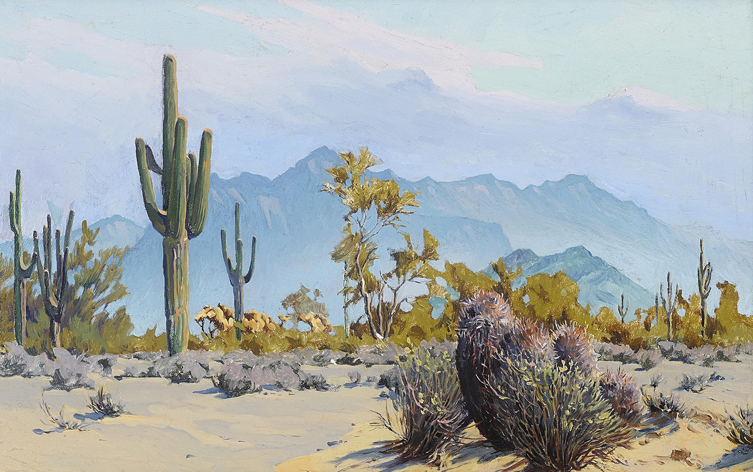 Cactus and Mountains, c. 1934