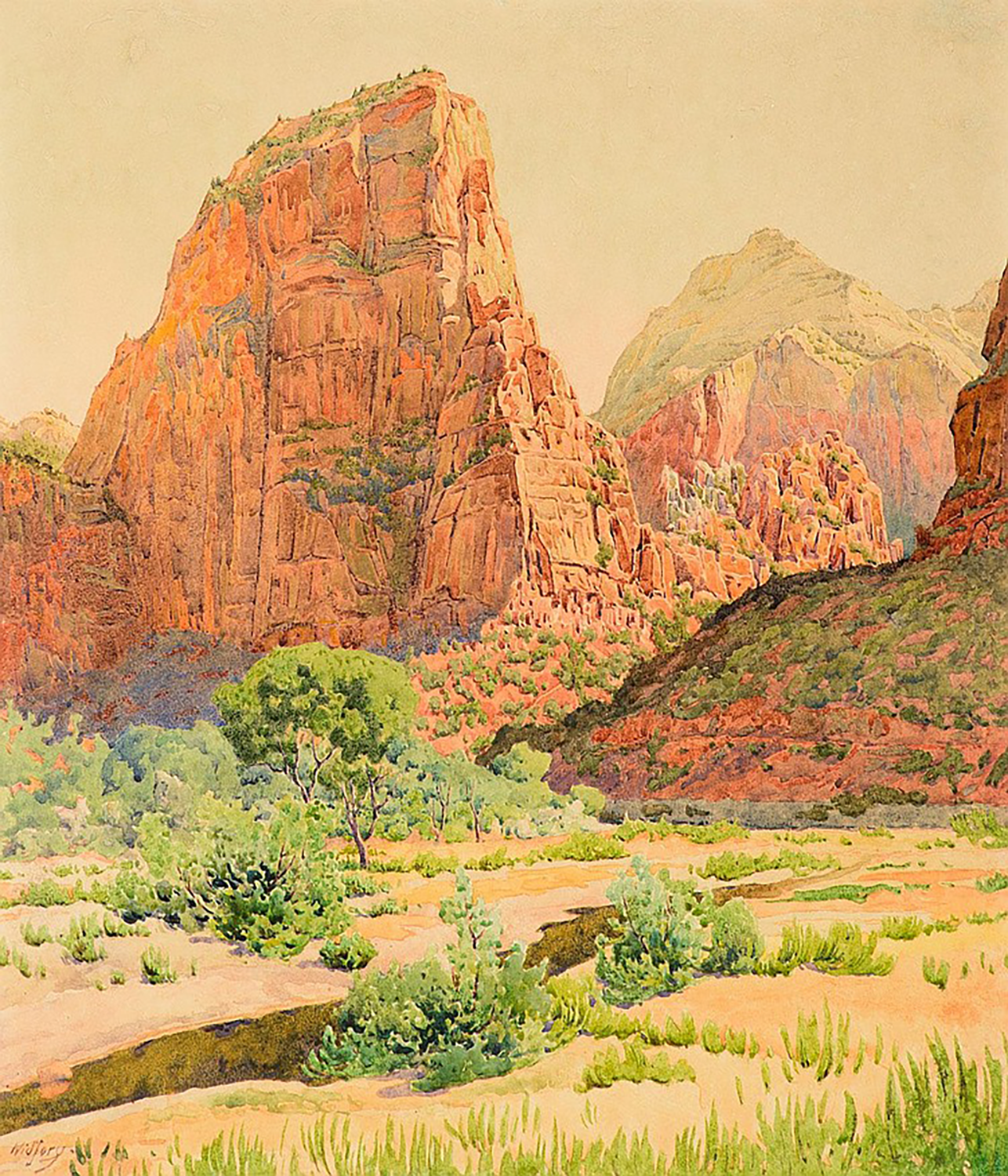 Bright Angel Landing, Zion National Park, c. 1920-23