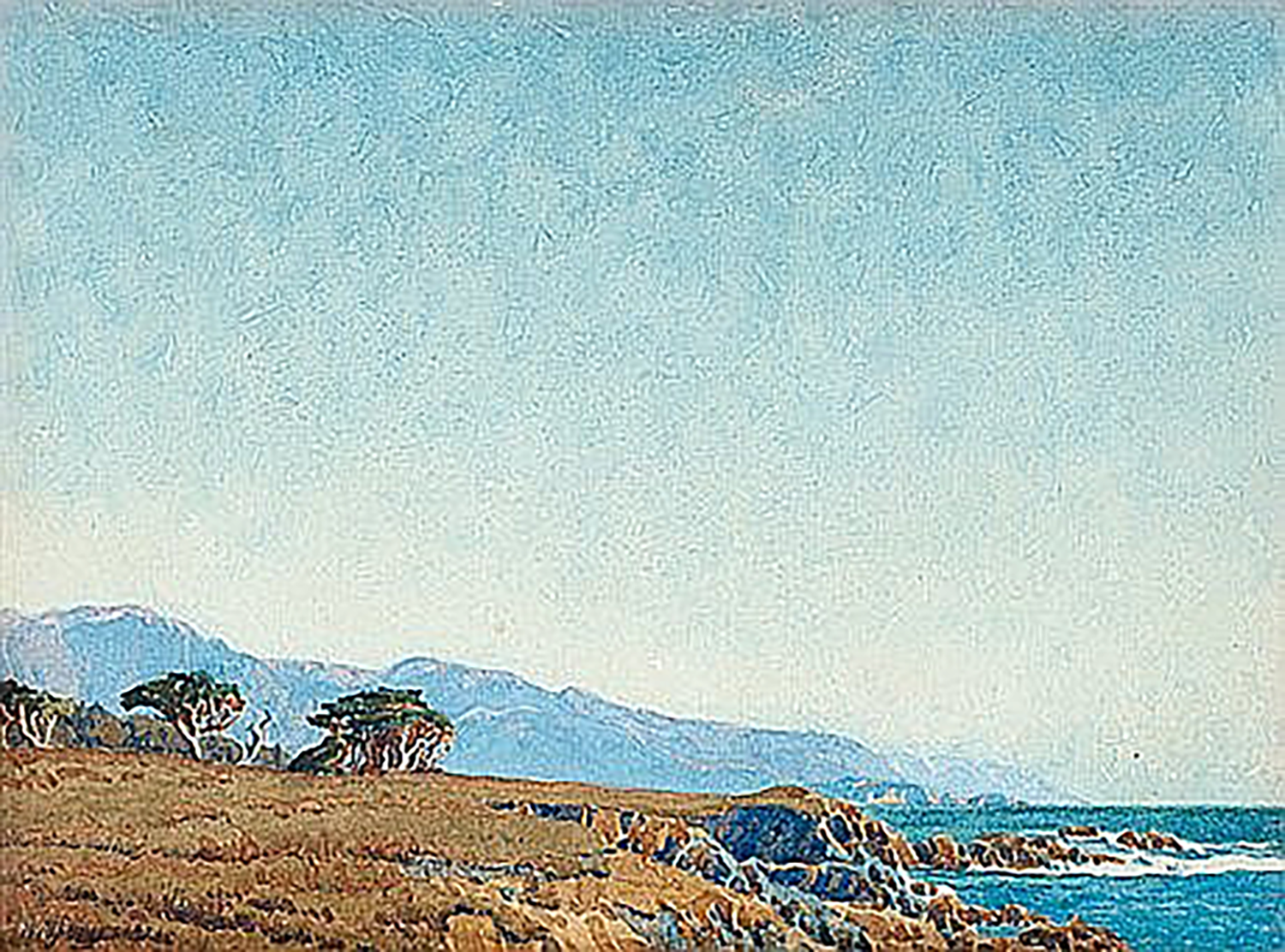 From the 17 Mile Drive, Carmel, 1921