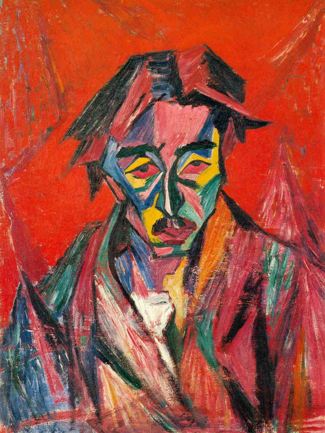 Self portrait with Red Eyes, 1912