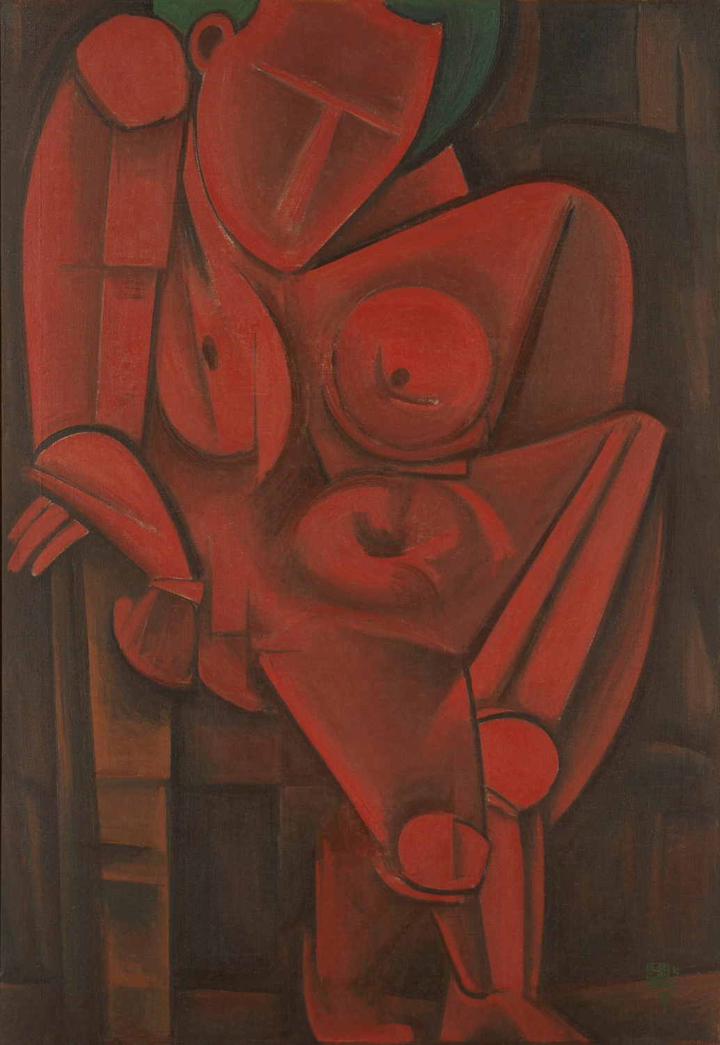Leaning Woman, 1917