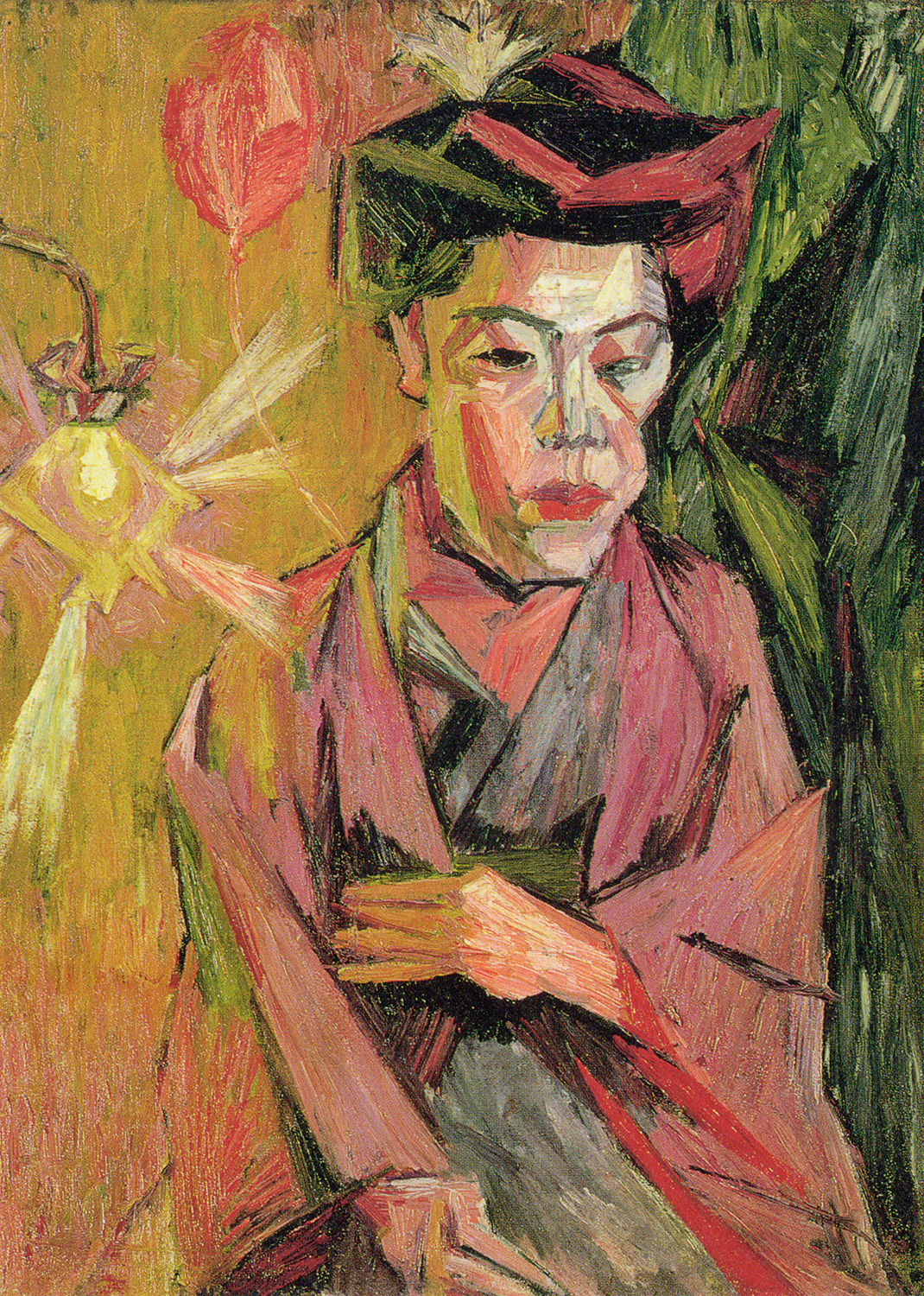 A Woman Holding a Balloon, 1912
