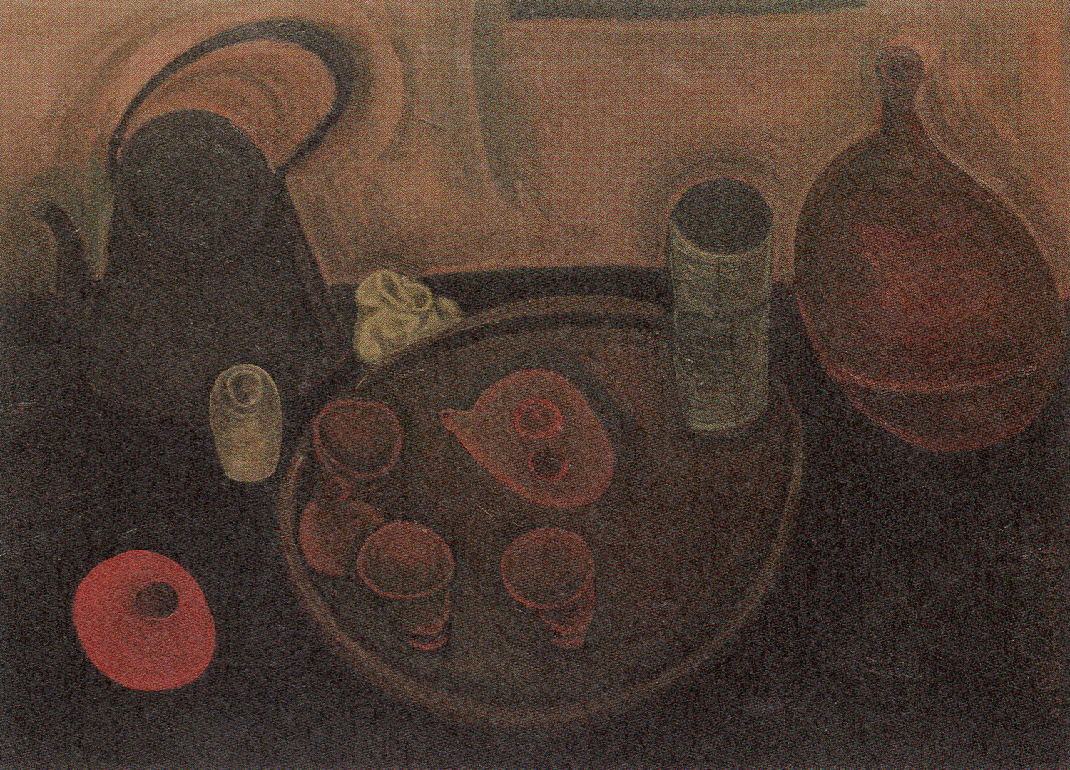 Still Life with a Kettle and Tea Service, 1918