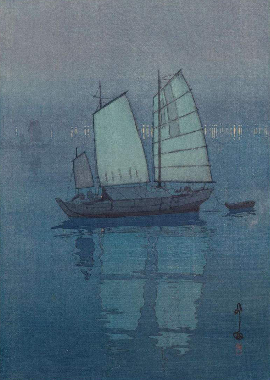 Sailing Boats, Night, 1926