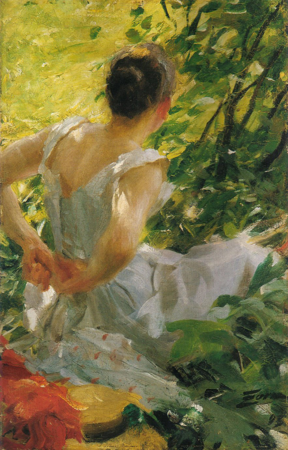 Woman Getting Dressed, 1893